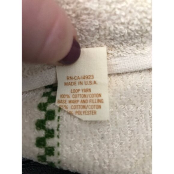 Vtg 1970's Set Of Three Artichoke Kitchen Works B & D Dish Towel 2 Matching Pot - Picture 7 of 10